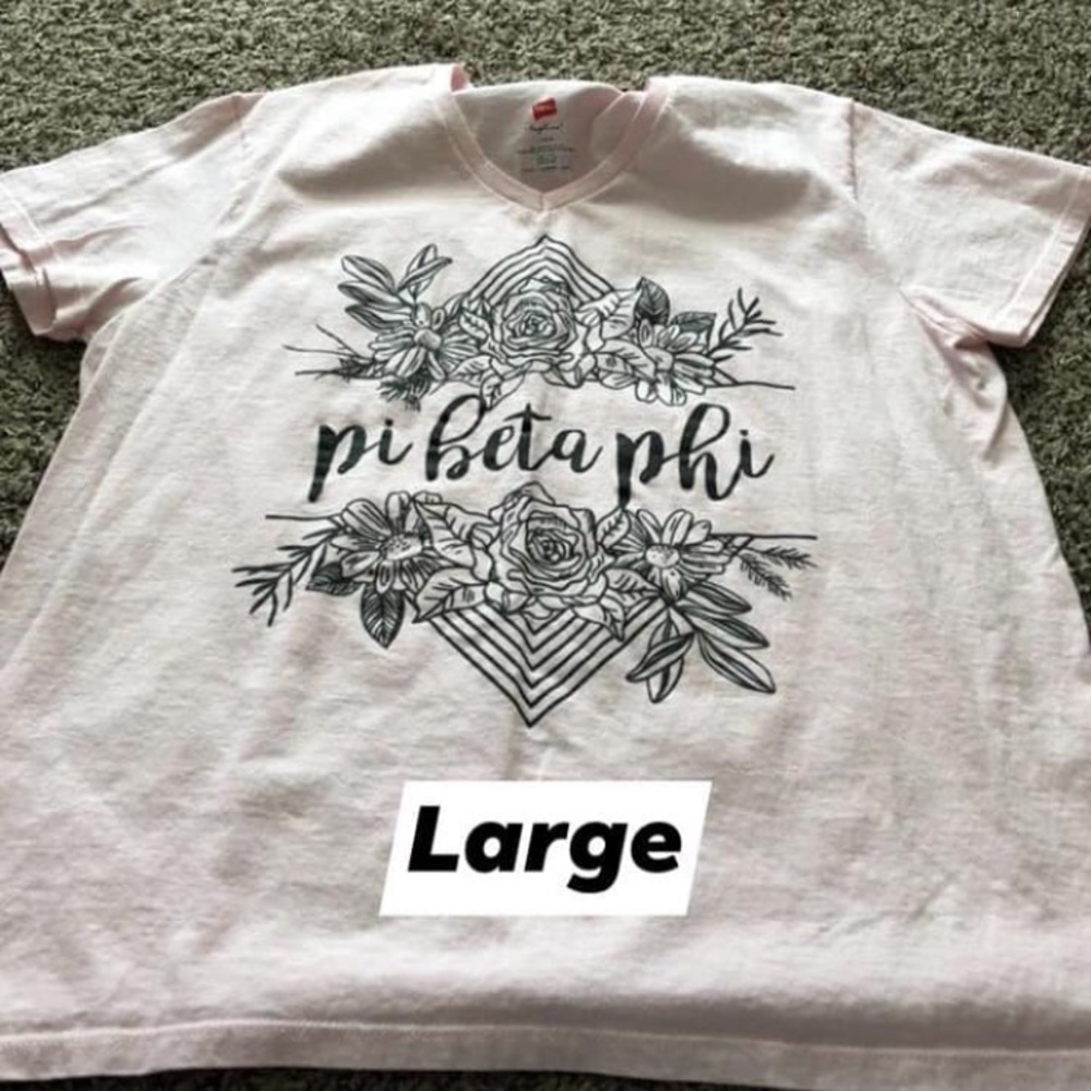 Pi Beta Phi V Neck T Shirt